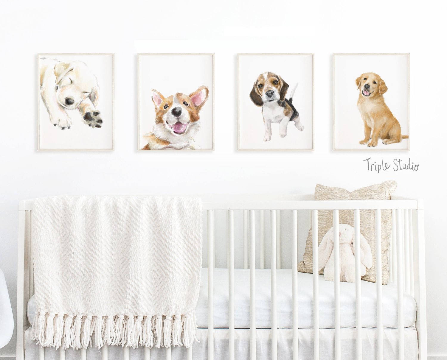 Beagle Puppy Art Print