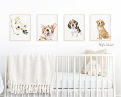 Beagle Puppy Art Print
