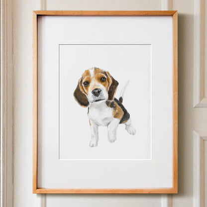 Beagle Puppy Art Print
