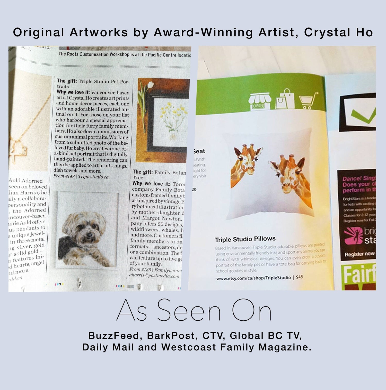 Tiger Mom and Baby Art Print