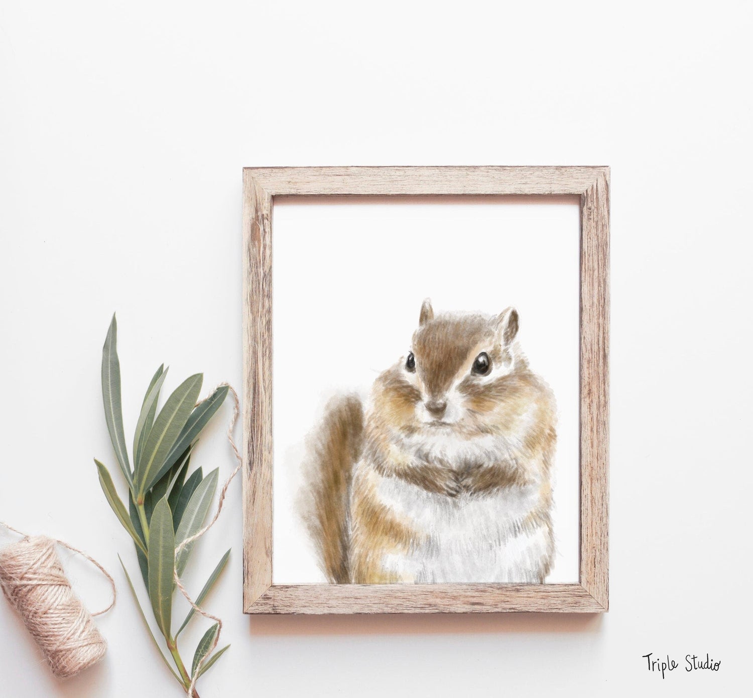 Chipmunk Art Print