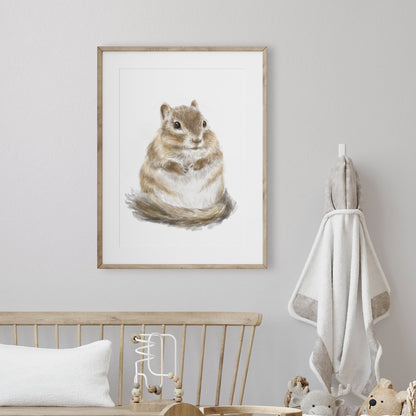 Chipmunk Art Print