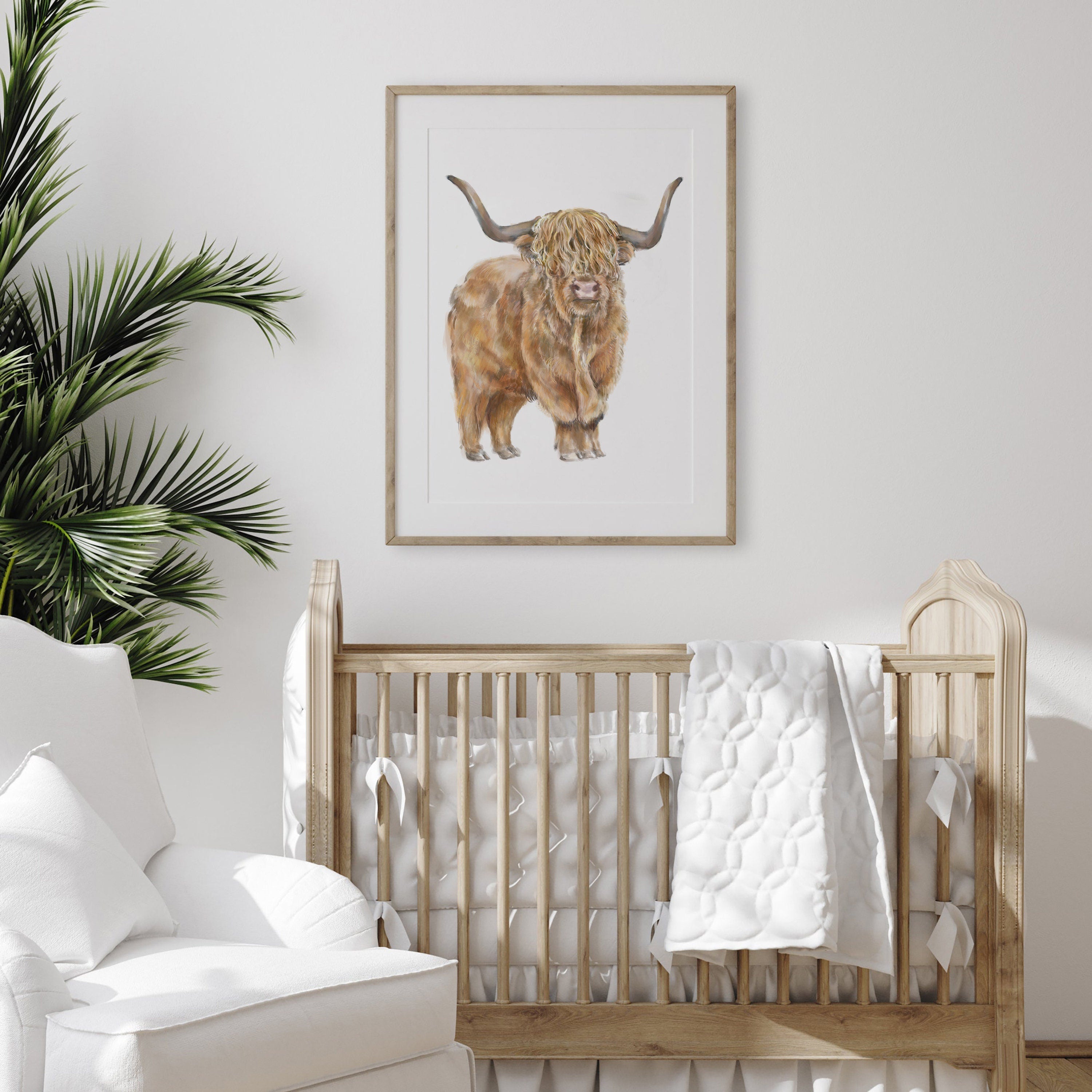 Highland Cow Wall Art