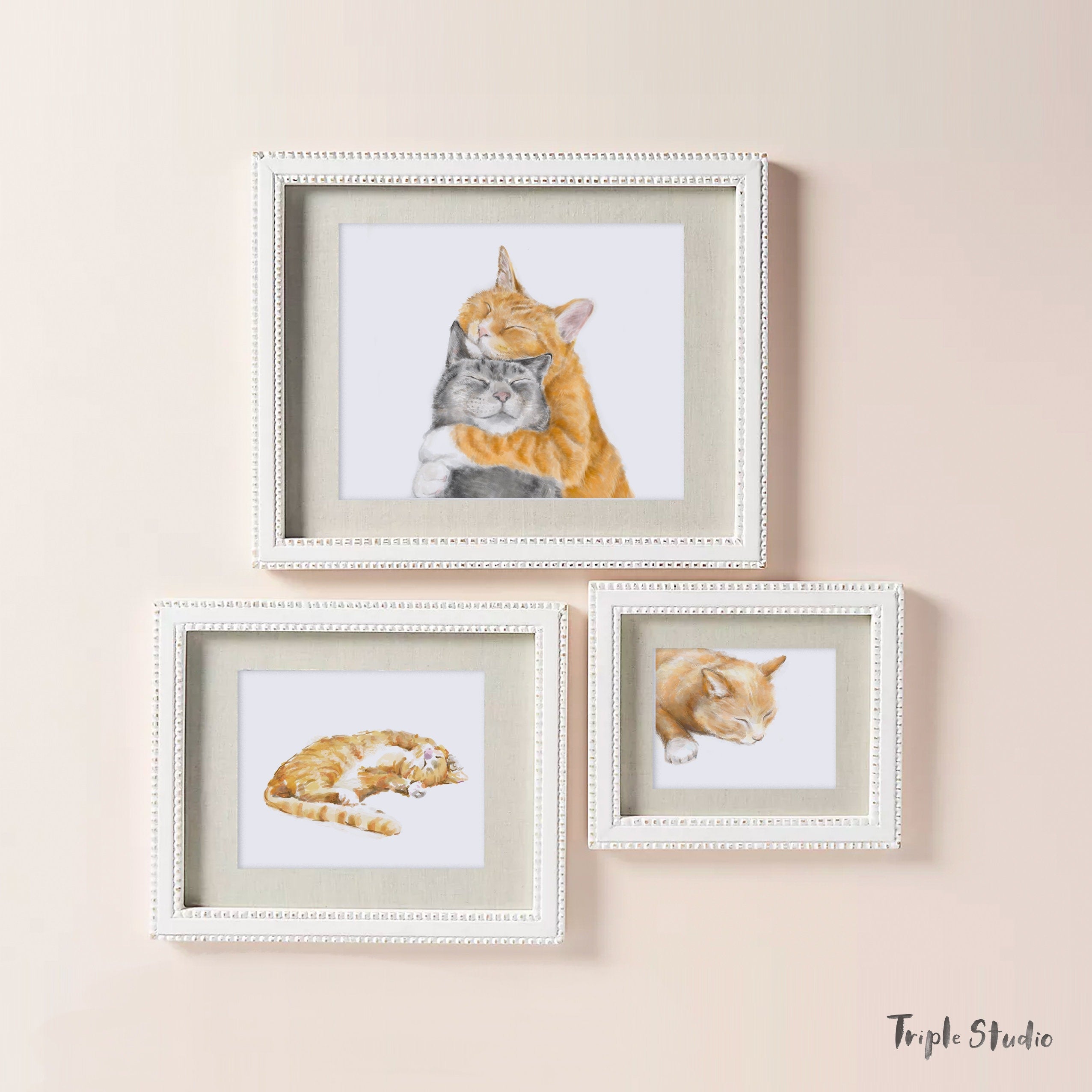 Orange Tabby Cat Wall Art