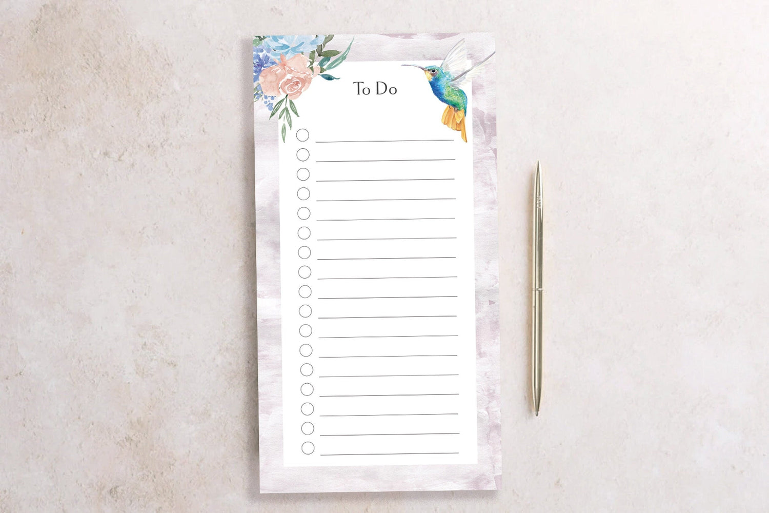 Hummingbird To-Do List Notepad