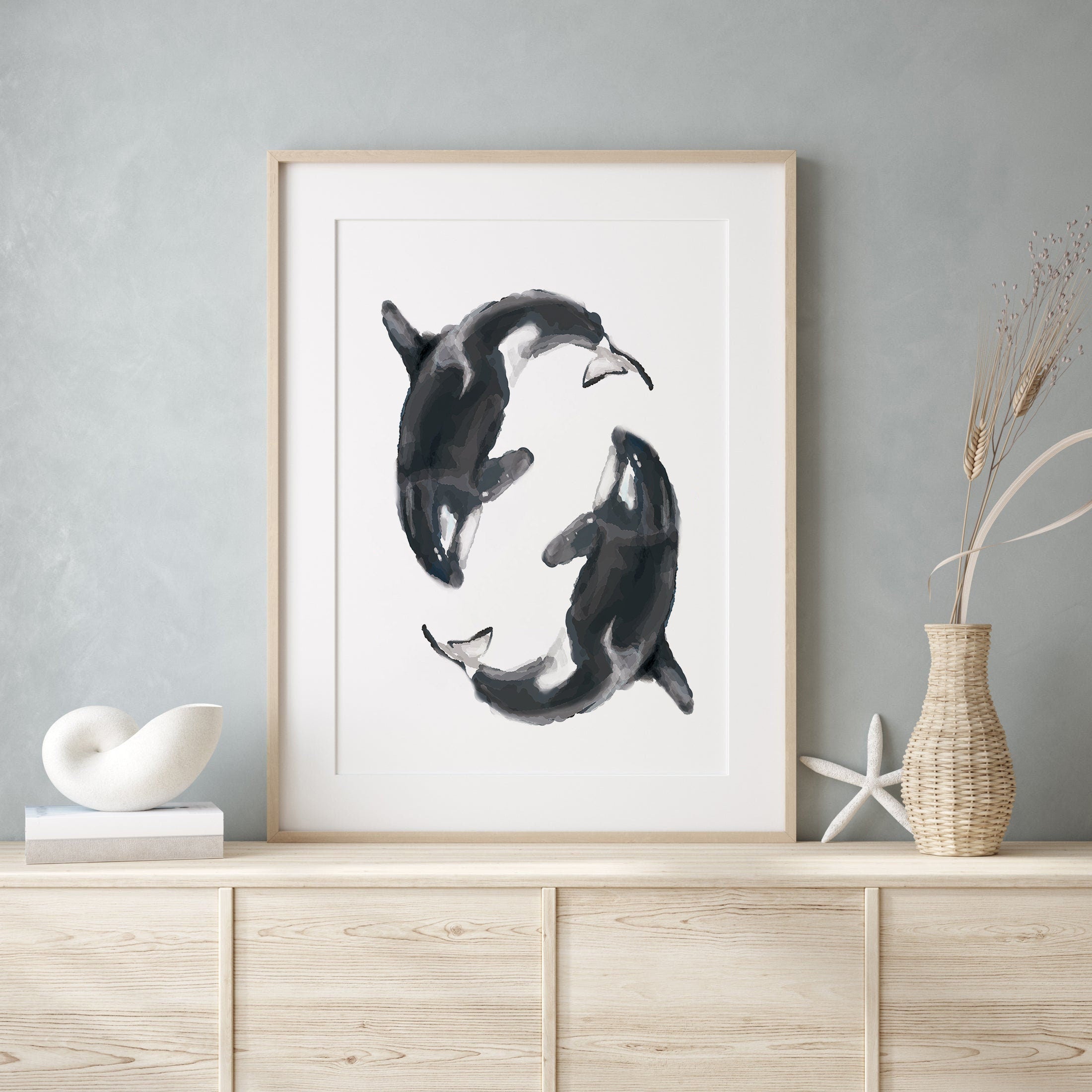 Whale Art Print
