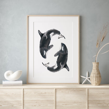 Whale Art Print