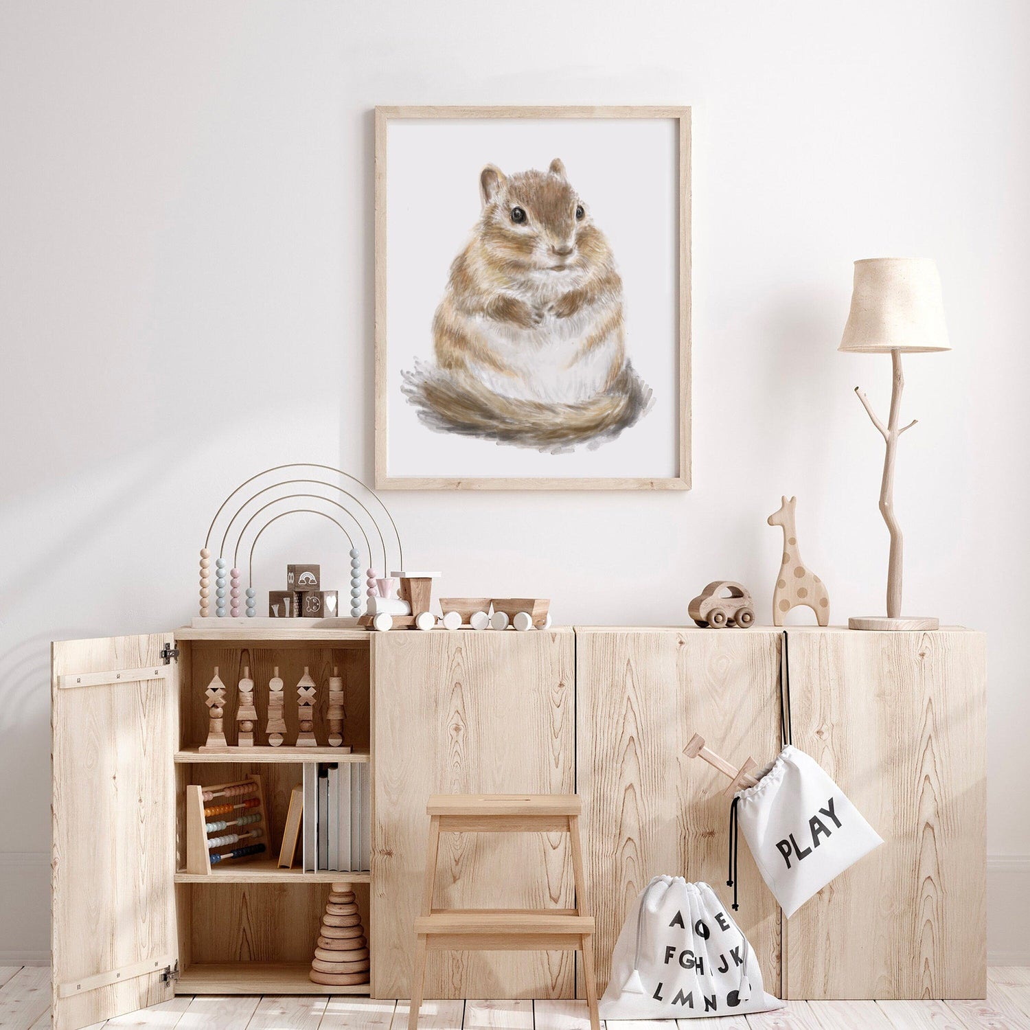 Chipmunk Art Print