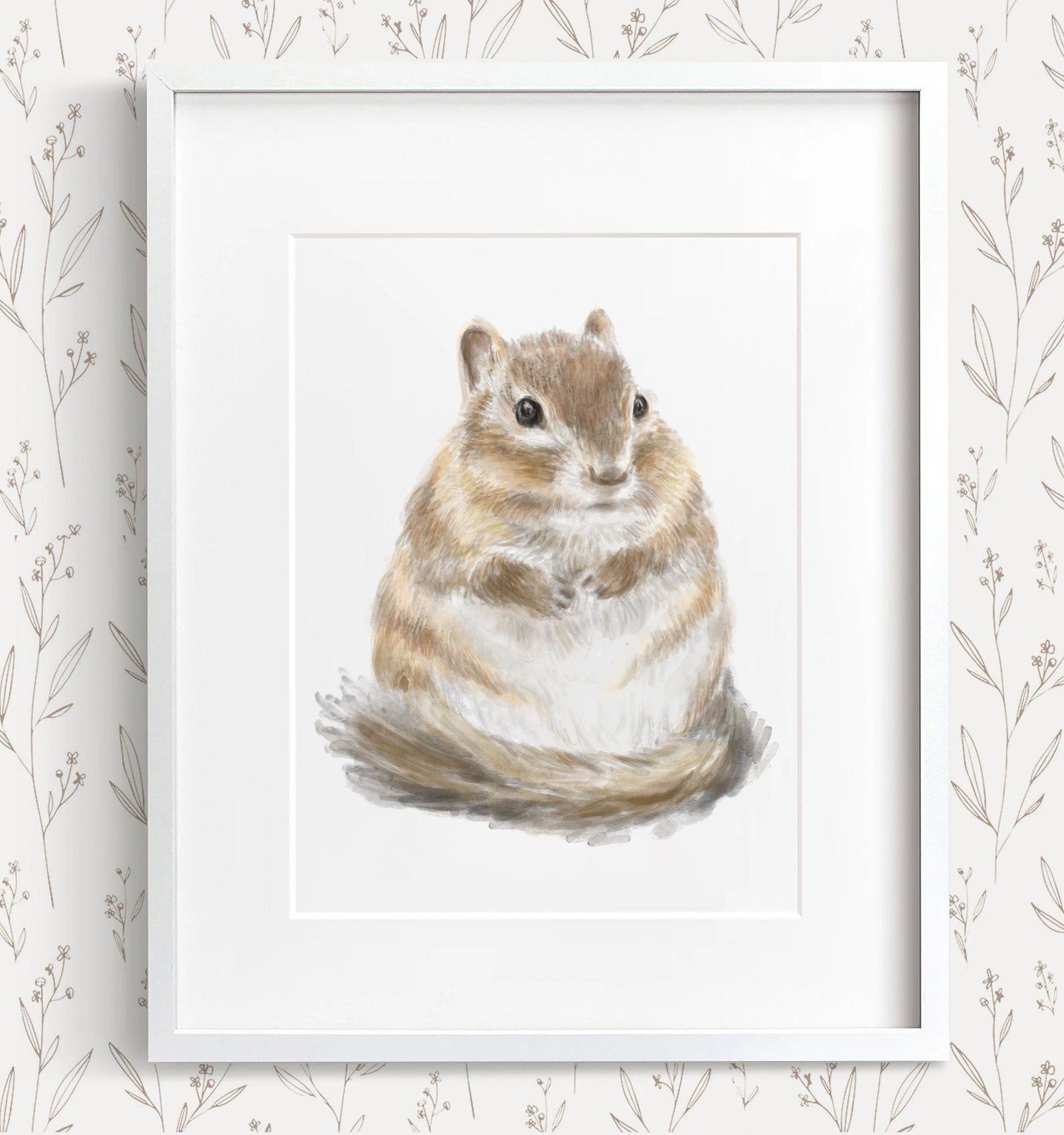 Chipmunk Art Print
