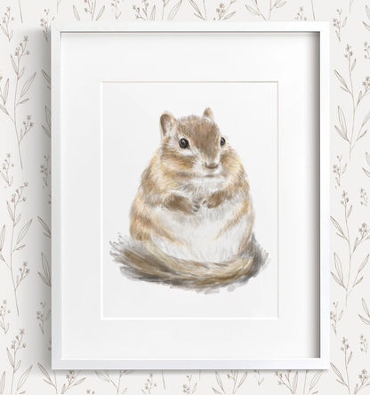 Chipmunk Art Print