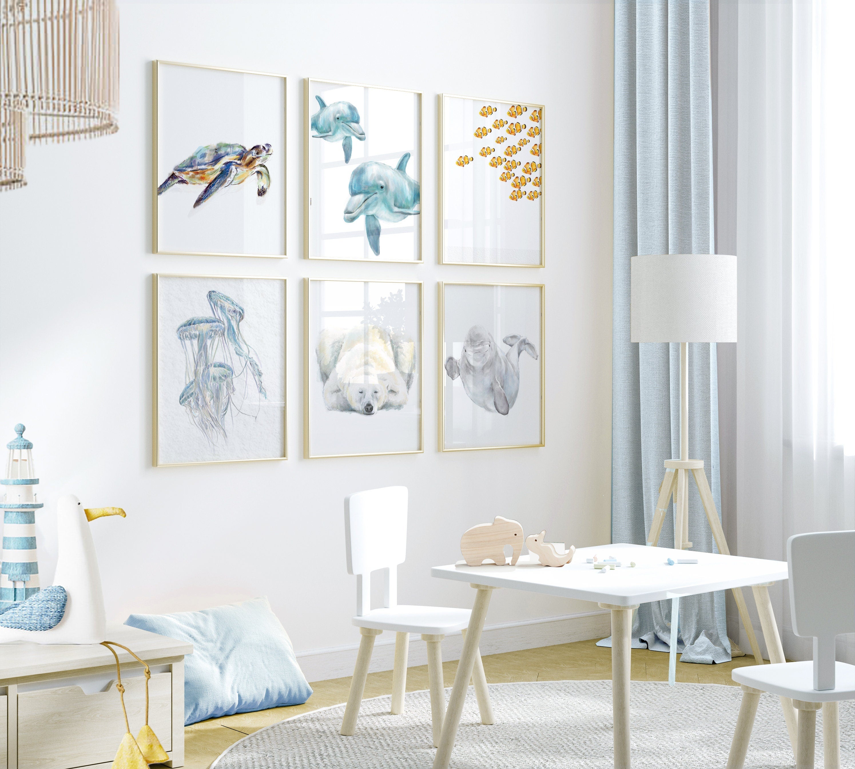 Polar Bear Sweet Dreams Minimalist Art Print