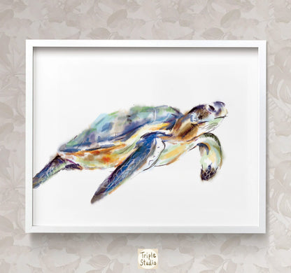 Turtle Art Print