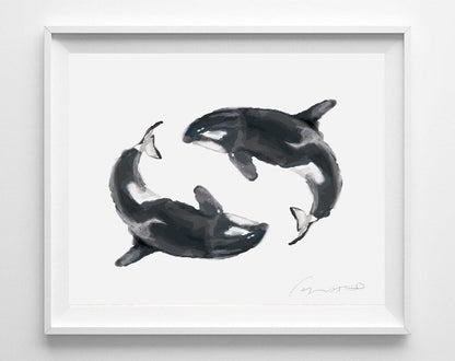 Whale Art Print