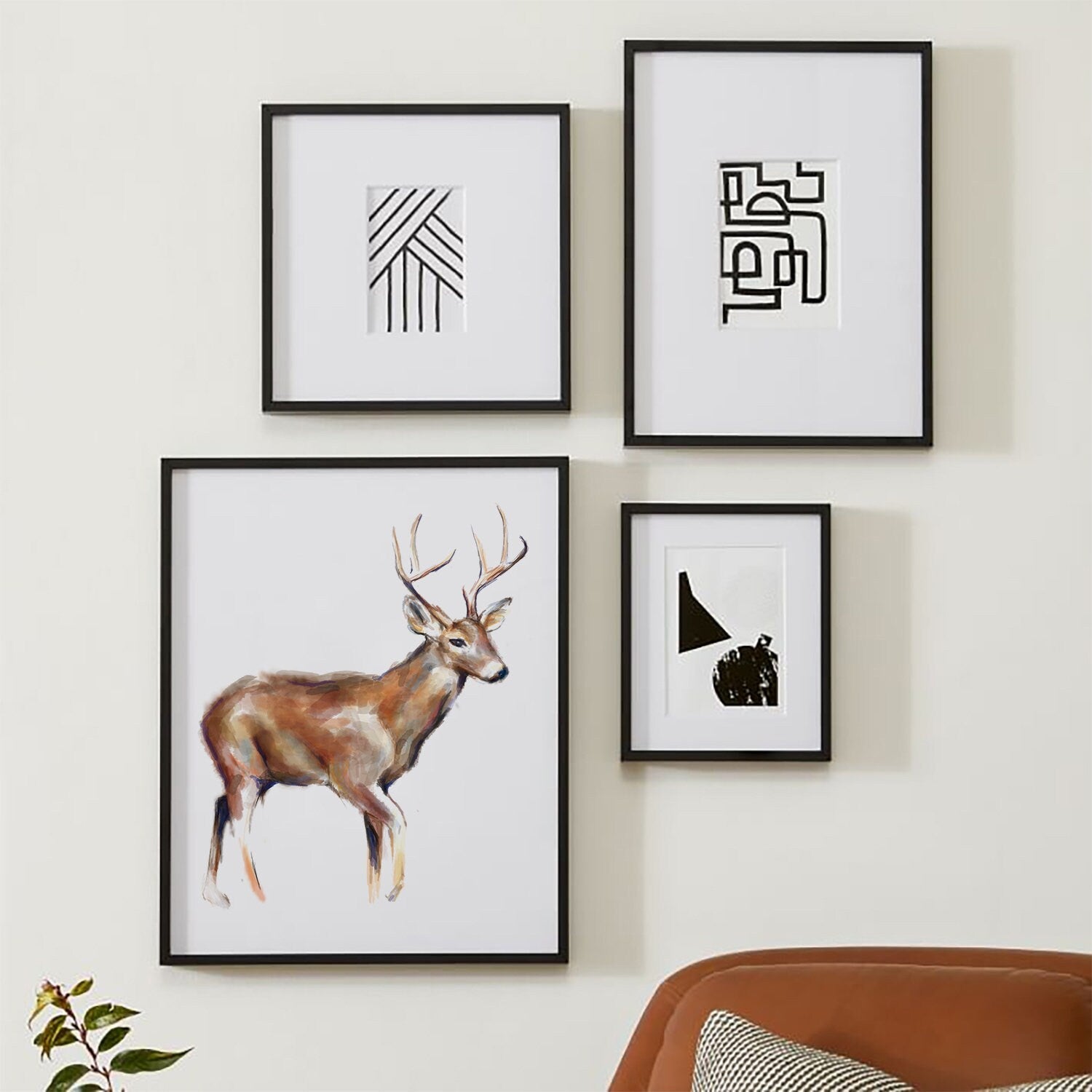Deer Art Print