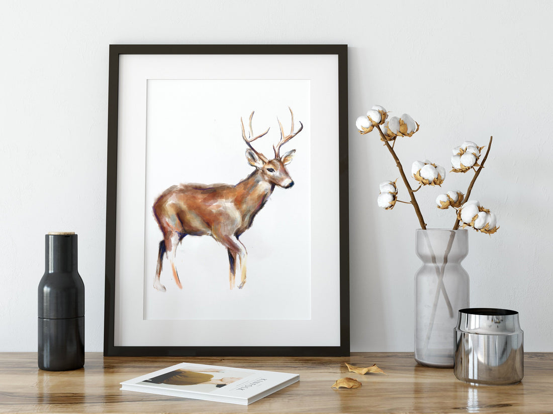 Deer Art Print