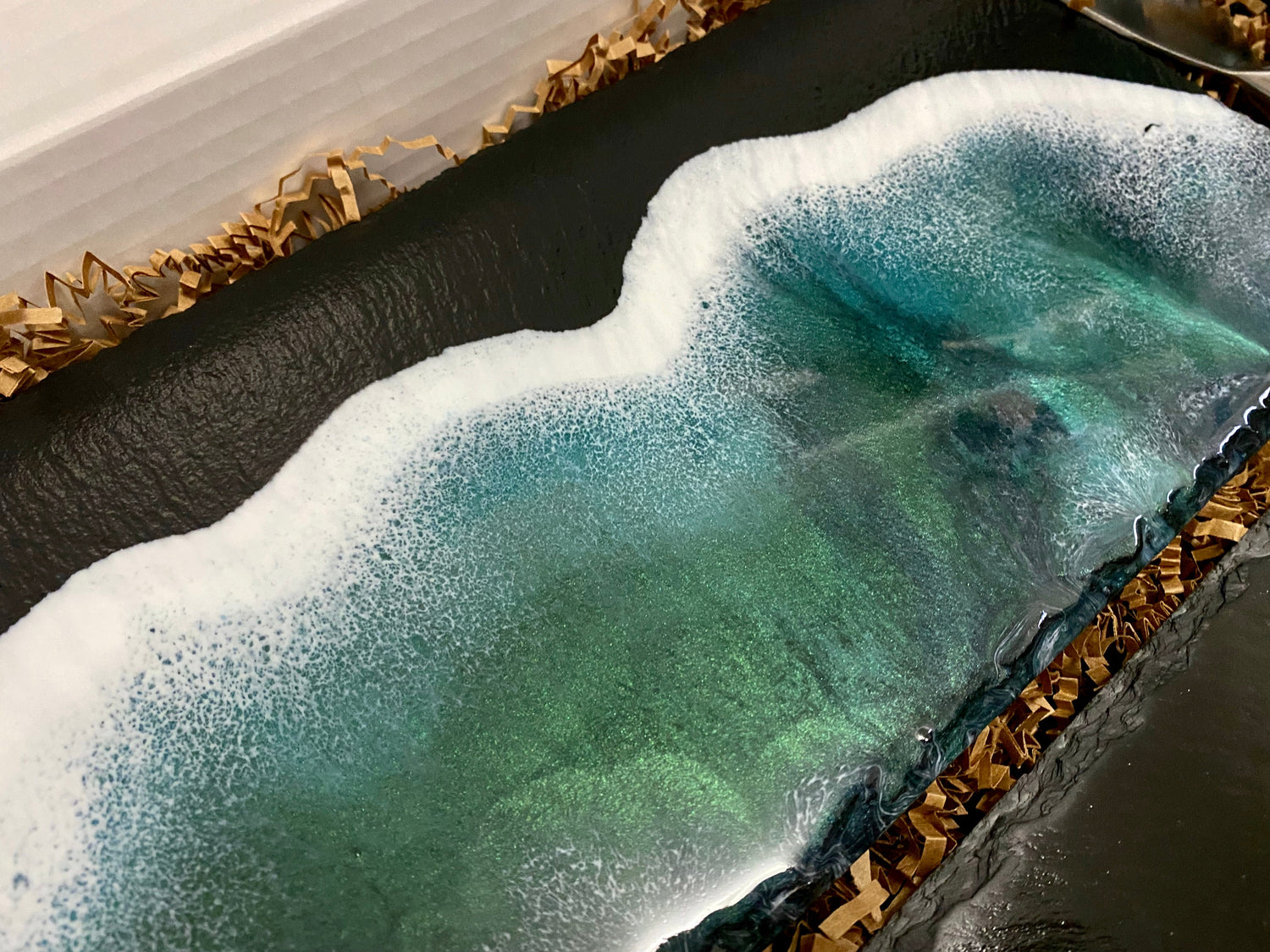 Natural Slate Charcuterie Board with Coasters