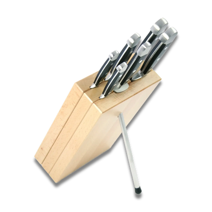 Knife Block Holder - Milly Beech Wood - (Knife not included)
