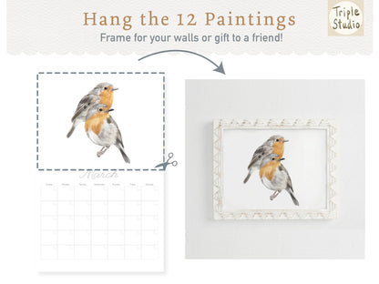 DATELESS Extra Large Wall Calendar with Magnetic Poster Hanger - Dear Love